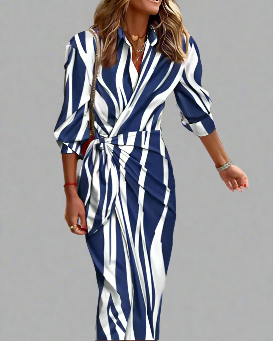 Georgie Wrap Shirt Dress