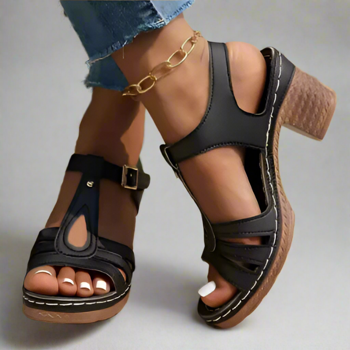 Julie Buckle Sandals
