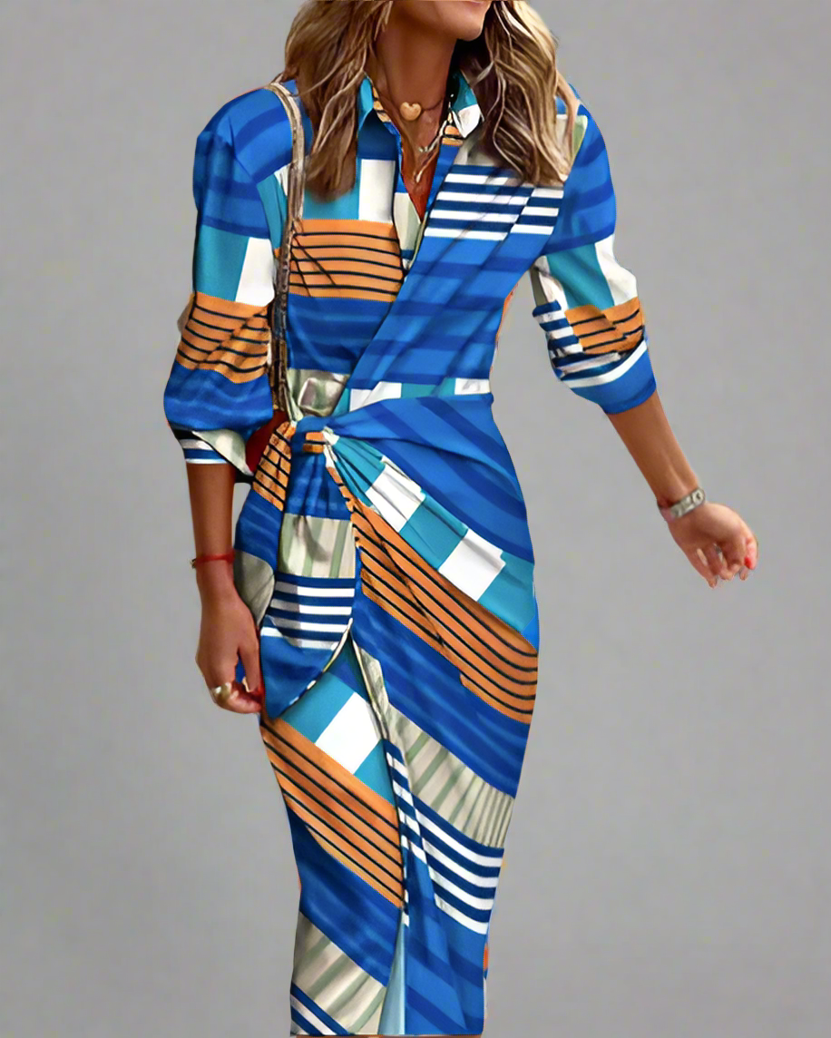 Georgie Wrap Shirt Dress