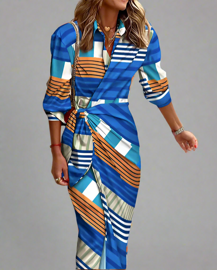 Georgie Wrap Shirt Dress
