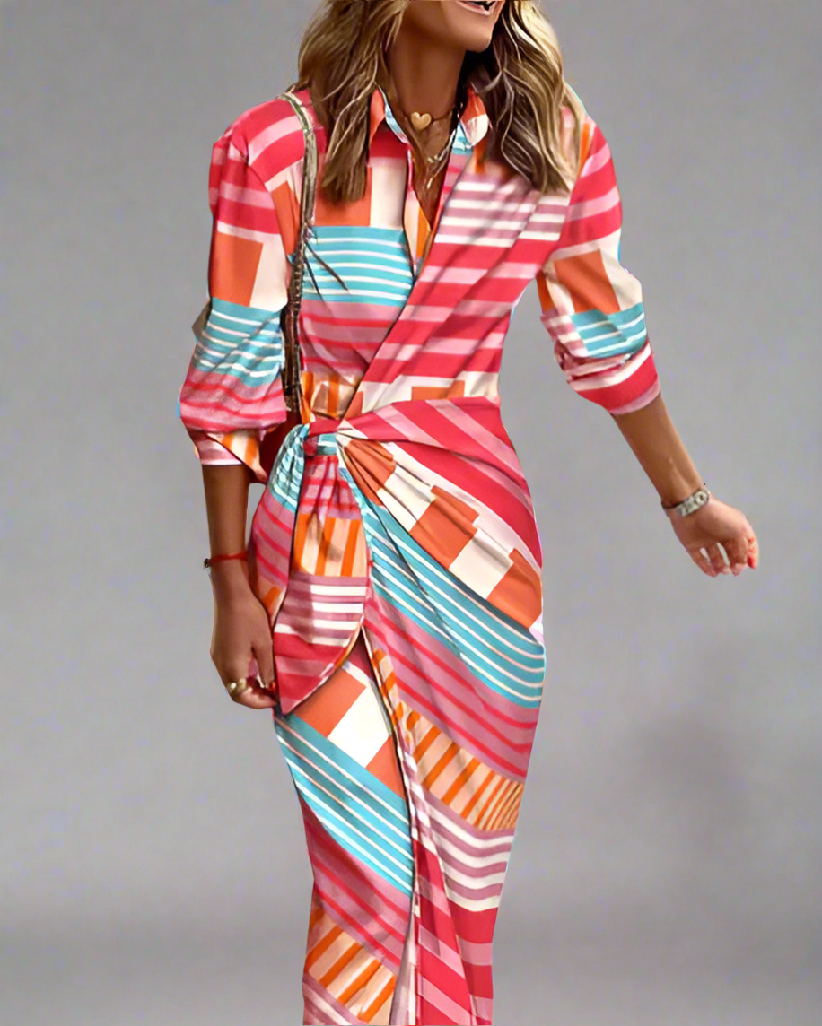 Georgie Wrap Shirt Dress