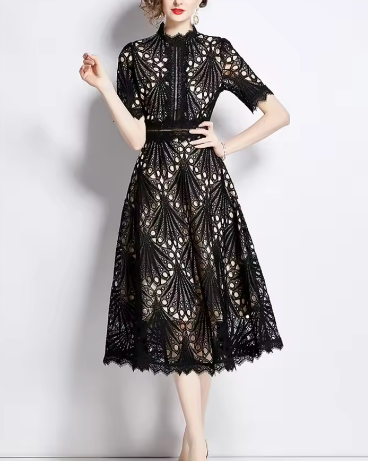 Mila Cut Out Midi Dress