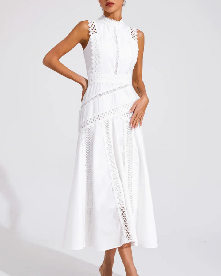 Penelope Sleeveless Lace Dress